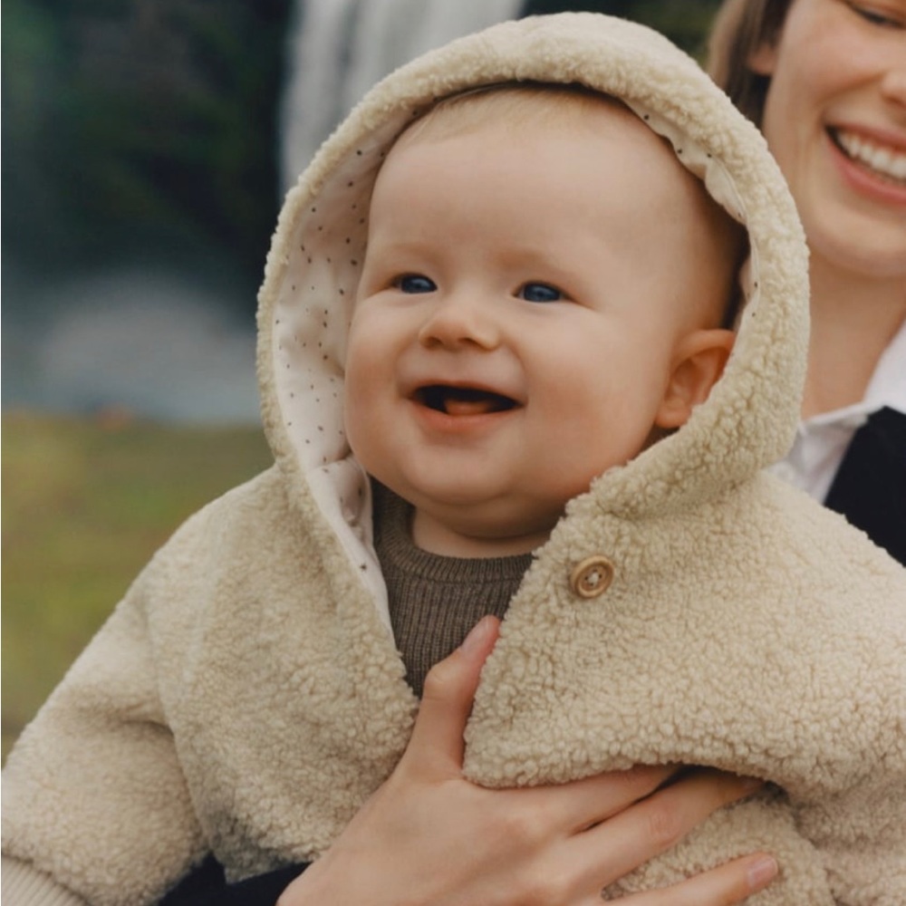 Zara Baby Shearling Jacket 1-3 & 9-12 months